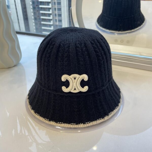 réplica,joyas,joyería,1:1,replica,fake,lujo,barato CELINE nuevo sombrero de pescador con perlas retorcidas