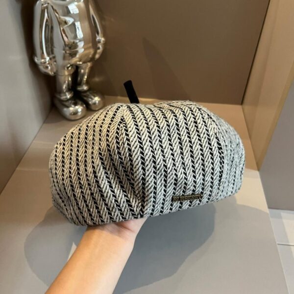 réplica,joyas,joyería,1:1,replica,fake,lujo,barato Sombrero de calabaza octogonal estilo retro de Burberry, boina