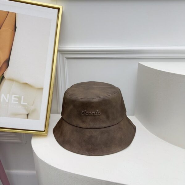 réplica,joyas,joyería,1:1,replica,fake,lujo,barato Sombrero de pescador de cuero lavado de nuevo estilo