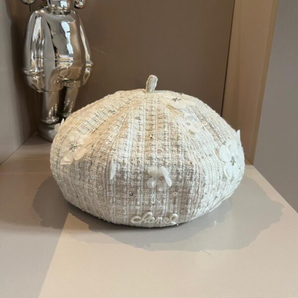 réplica,joyas,joyería,1:1,replica,fake,lujo,barato Gorro de calabaza con boina de piel de otoño e invierno de Chanel.