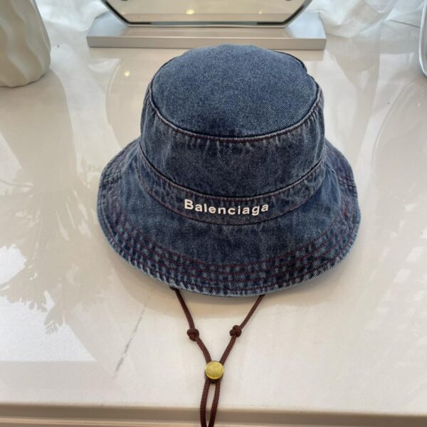 réplica,joyas,joyería,1:1,replica,fake,lujo,barato Balenciaga nuevo sombrero de pescador de mezclilla para hombre y mujer