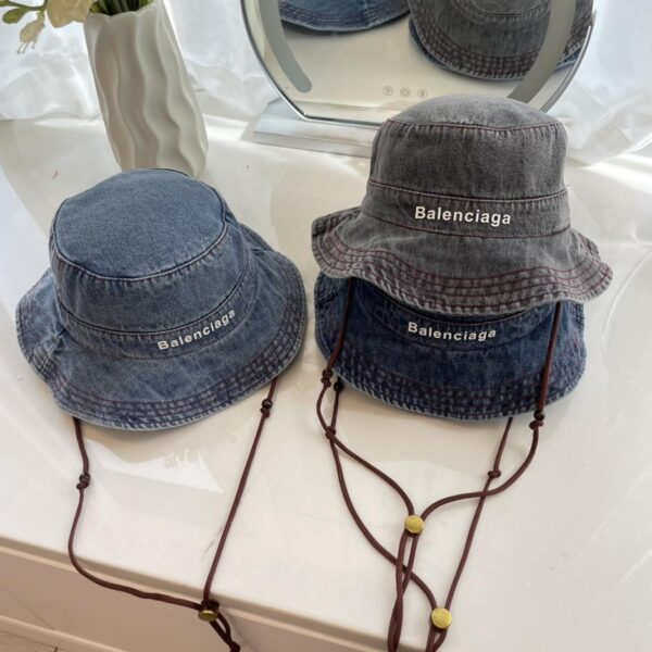 réplica,joyas,joyería,1:1,replica,fake,lujo,barato Balenciaga nuevo sombrero de pescador de mezclilla para hombre y mujer