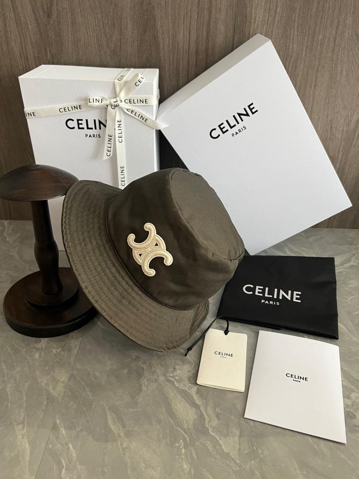 réplica,joyas,joyería,1:1,replica,fake,lujo,barato réplica,joyas,joyería,1:1,replica,fake,lujo,barato Gorro de pescador Celine bordado con logo Arco de Triunfo