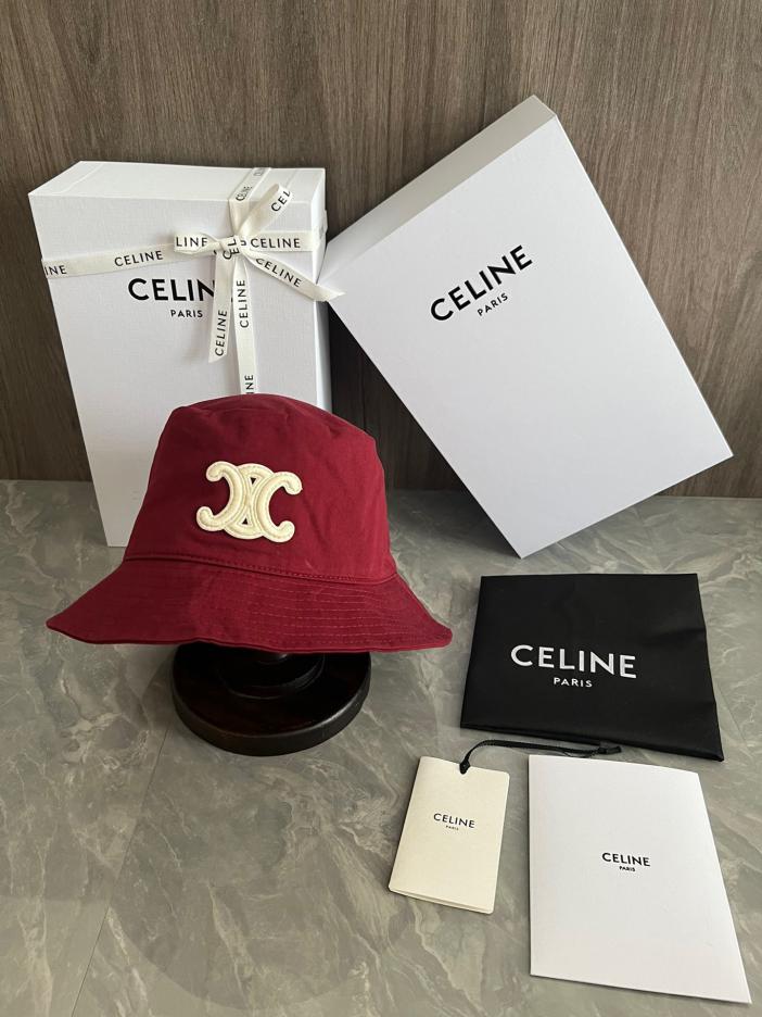 réplica,joyas,joyería,1:1,replica,fake,lujo,barato réplica,joyas,joyería,1:1,replica,fake,lujo,barato Gorro de pescador Celine bordado con logo Arco de Triunfo