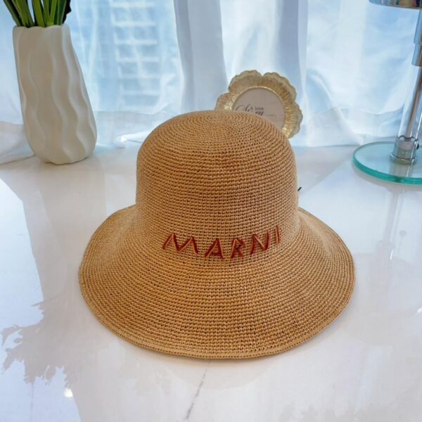 réplica,joyas,joyería,1:1,replica,fake,lujo,barato MARNI primavera y verano nuevo estilo sombrero de pescador con gancho de mano