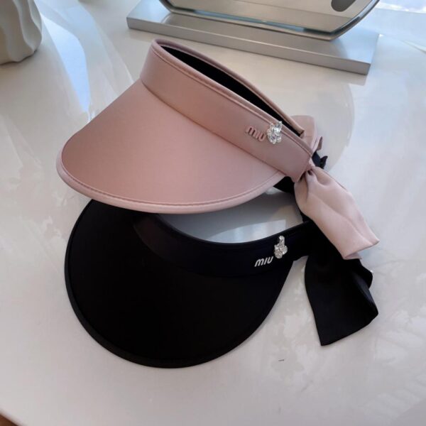 réplica,joyas,joyería,1:1,replica,fake,lujo,barato MiuMiu nuevo sombrero de copa vacío de satén
