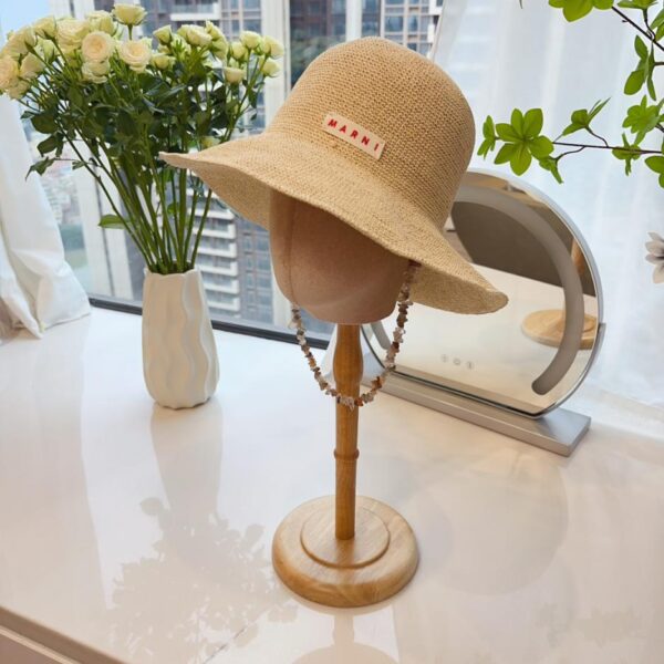 réplica,joyas,joyería,1:1,replica,fake,lujo,barato MARNI primavera y verano nuevo estilo sombrero de pescador con gancho de mano