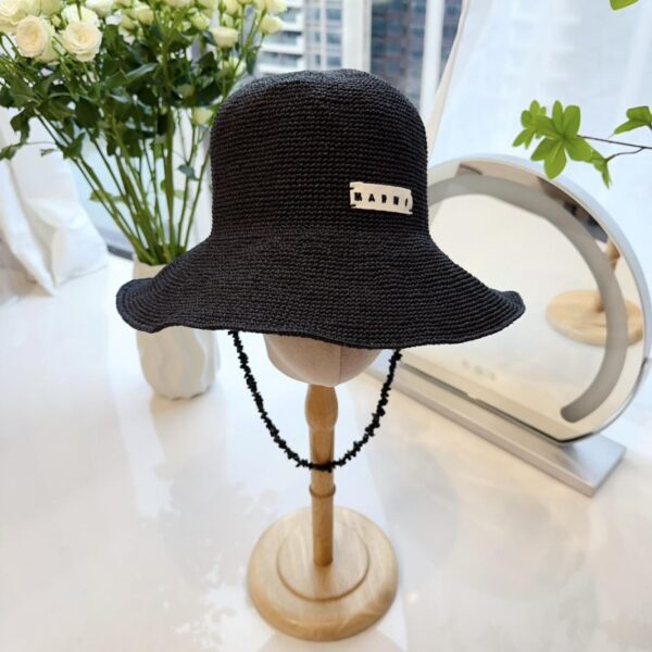 réplica,joyas,joyería,1:1,replica,fake,lujo,barato MARNI primavera y verano nuevo estilo sombrero de pescador con gancho de mano