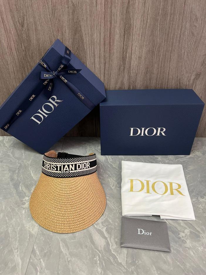 réplica,joyas,joyería,1:1,replica,fake,lujo,barato réplica,joyas,joyería,1:1,replica,fake,lujo,barato Dior sombrero para el sol superior vacío