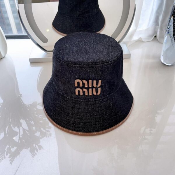 réplica,joyas,joyería,1:1,replica,fake,lujo,barato MiuMiu nuevo sombrero de pescador de lona