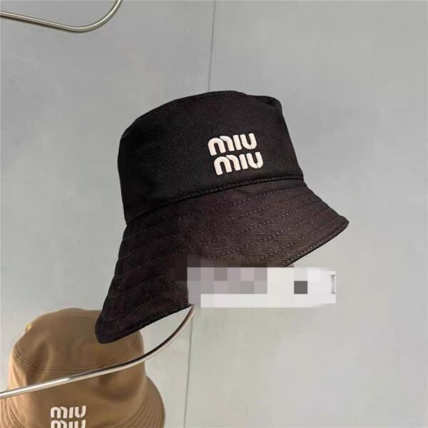 réplica,joyas,joyería,1:1,replica,fake,lujo,barato MiuMiu nuevo sombrero de pescador de ala irregular