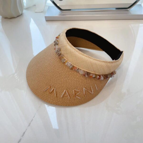 réplica,joyas,joyería,1:1,replica,fake,lujo,barato Marni nuevo sombrero de copa vacío con letra de gancho de mano