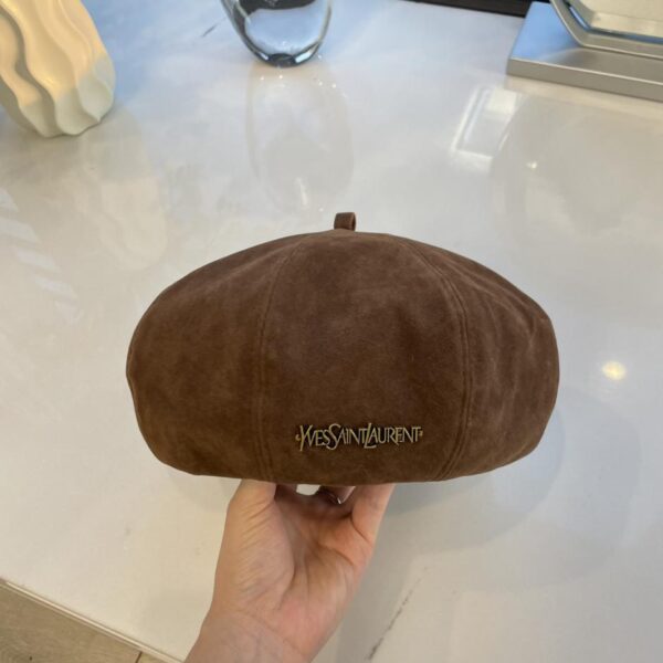réplica,joyas,joyería,1:1,replica,fake,lujo,barato Nueva boina de calabaza de gamuza de otoño e invierno de YSL