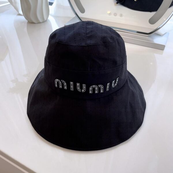 réplica,joyas,joyería,1:1,replica,fake,lujo,barato MiuMiu nuevo sombrero de pescador con protección solar