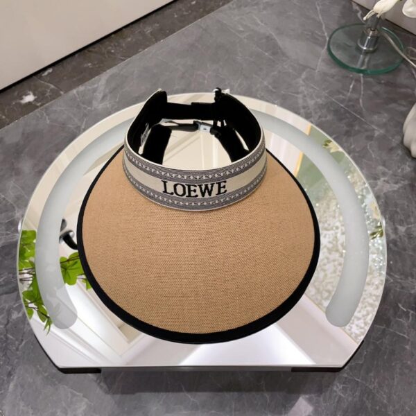 réplica,joyas,joyería,1:1,replica,fake,lujo,barato El nuevo sombrero de copa hueco con protección solar de doble capa de paja de verano de Loewe