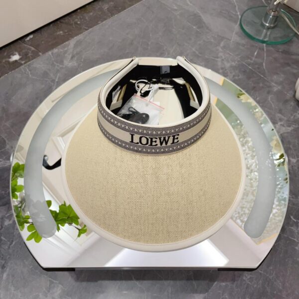 réplica,joyas,joyería,1:1,replica,fake,lujo,barato El nuevo sombrero de copa hueco con protección solar de doble capa de paja de verano de Loewe