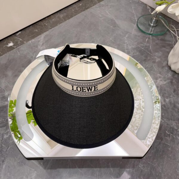 réplica,joyas,joyería,1:1,replica,fake,lujo,barato El nuevo sombrero de copa hueco con protección solar de doble capa de paja de verano de Loewe