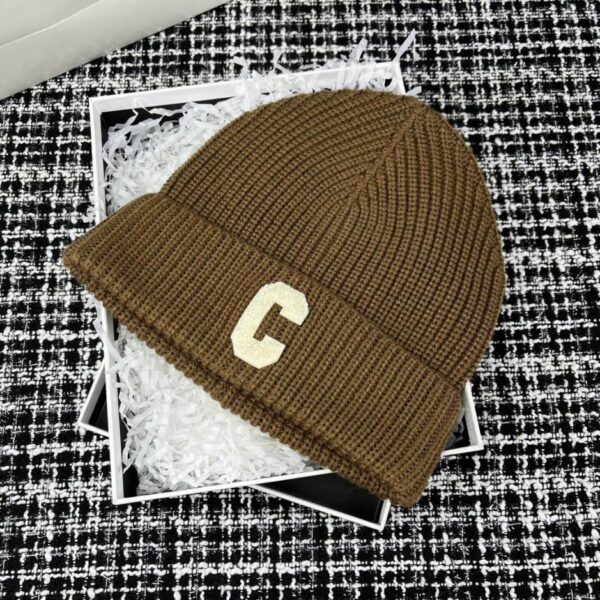 réplica,joyas,joyería,1:1,replica,fake,lujo,barato Gorro de punto de lana Celine gorro de punto de lana