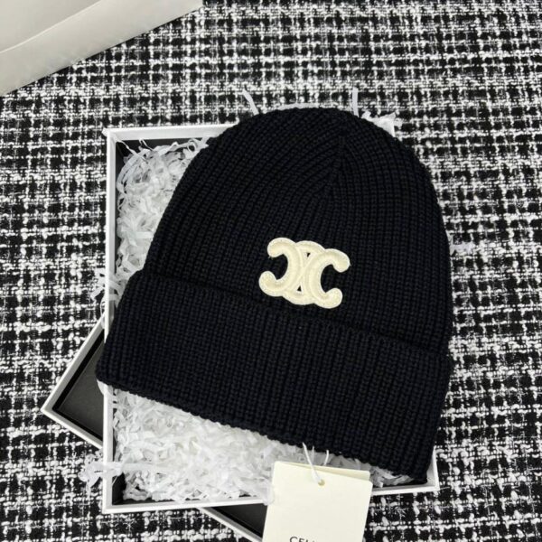 réplica,joyas,joyería,1:1,replica,fake,lujo,barato Gorro de punto de lana Celine gorro de punto de lana
