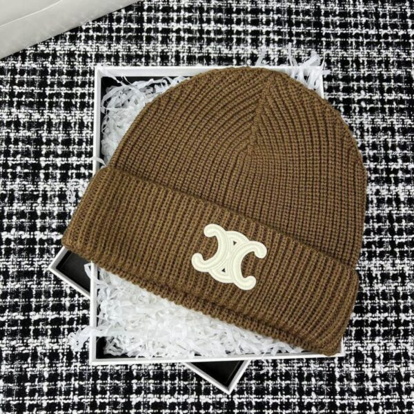 réplica,joyas,joyería,1:1,replica,fake,lujo,barato Gorro de punto de lana Celine gorro de punto de lana