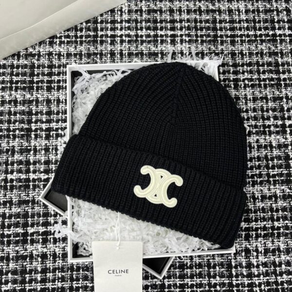 réplica,joyas,joyería,1:1,replica,fake,lujo,barato Gorro de punto de lana Celine gorro de punto de lana