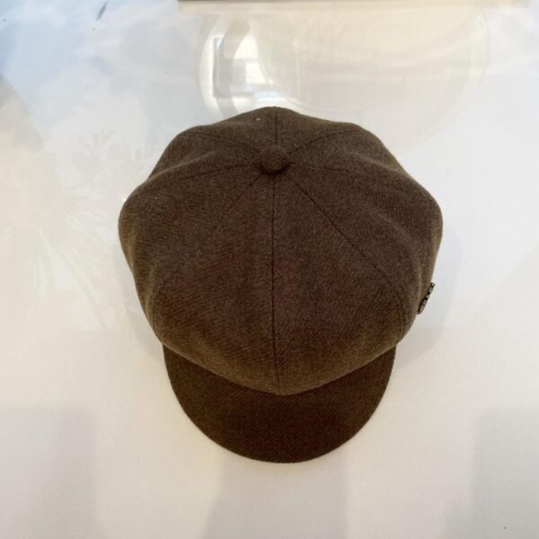 réplica,joyas,joyería,1:1,replica,fake,lujo,barato Gorra Prada con visera octogonal de lana