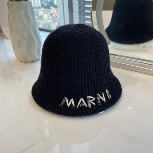 réplica,joyas,joyería,1:1,replica,fake,lujo,barato Marni nuevo gorro de pescador de lana de otoño e invierno 100% lana