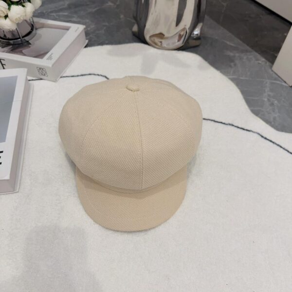 réplica,joyas,joyería,1:1,replica,fake,lujo,barato CELINE nuevo sombrero octogonal de sarga de algodón