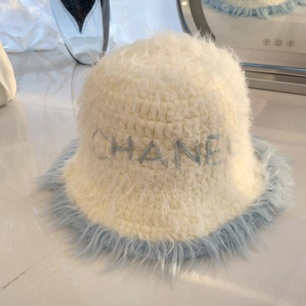 réplica,joyas,joyería,1:1,replica,fake,lujo,barato Chanel nuevo sombrero de pescador de punto con gancho de mano