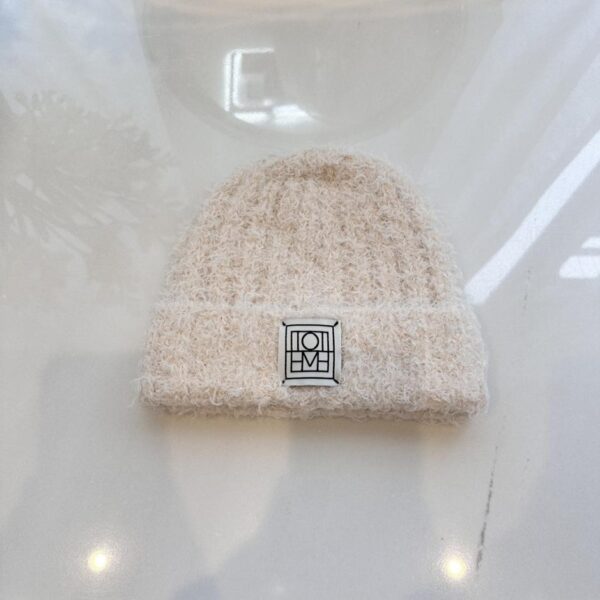 réplica,joyas,joyería,1:1,replica,fake,lujo,barato TOTEME hilo hilado suelto Teddy roll sombrero de punto mismo estilo para hombres y mujeres