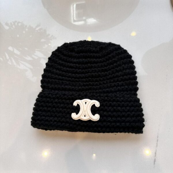 réplica,joyas,joyería,1:1,replica,fake,lujo,barato Gorro de punto suelto con aguja gruesa y textura CELINE