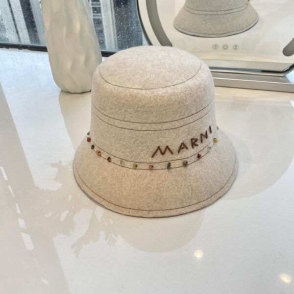 réplica,joyas,joyería,1:1,replica,fake,lujo,barato Marni nuevo gorro de pescador de lana de otoño e invierno 100% lana
