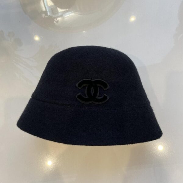 réplica,joyas,joyería,1:1,replica,fake,lujo,barato Sombrero de pescador de lana nueva Chanel sombrero de pescador pequeño con parte superior plana