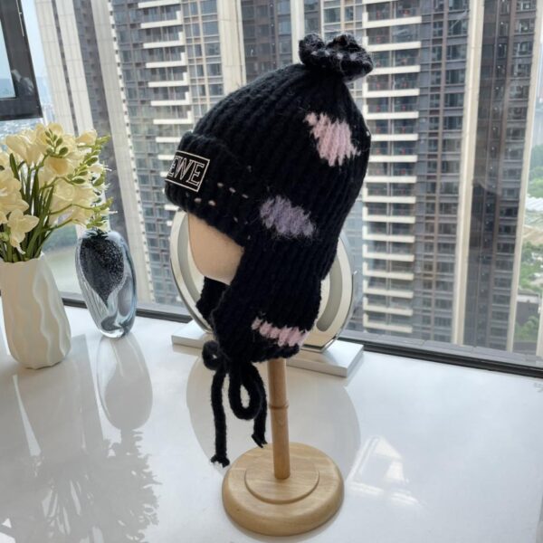 réplica,joyas,joyería,1:1,replica,fake,lujo,barato LOEWE nuevo gorro de punto con protección para los oídos de otoño e invierno