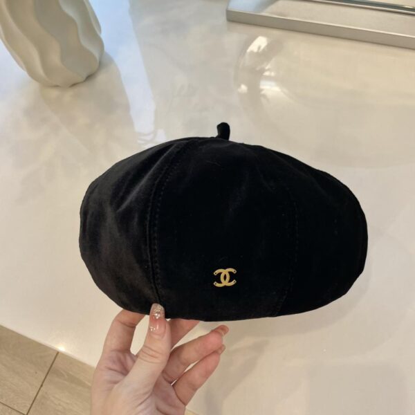 réplica,joyas,joyería,1:1,replica,fake,lujo,barato Boina de terciopelo nueva de Chanel.