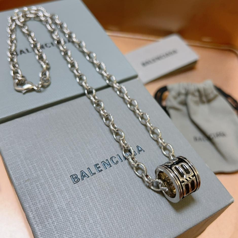 réplica,joyas,joyería,1:1,replica,fake,lujo,barato réplica,joyas,joyería,1:1,replica,fake,lujo,barato Balenciaga nuevo collar (DD2D)