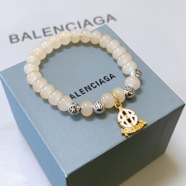 réplica,joyas,joyería,1:1,replica,fake,lujo,barato Pulsera Balenciaga de piedra natural para hombre y mujer (B4DE)