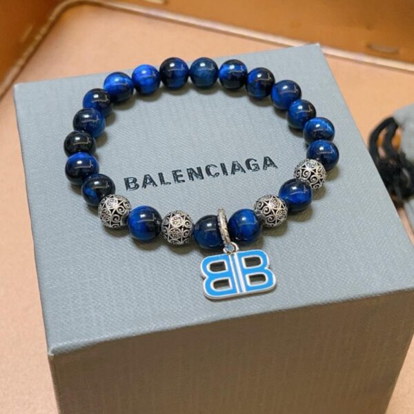 réplica,joyas,joyería,1:1,replica,fake,lujo,barato Pulsera Balenciaga de piedra natural para hombre y mujer (B4DE)