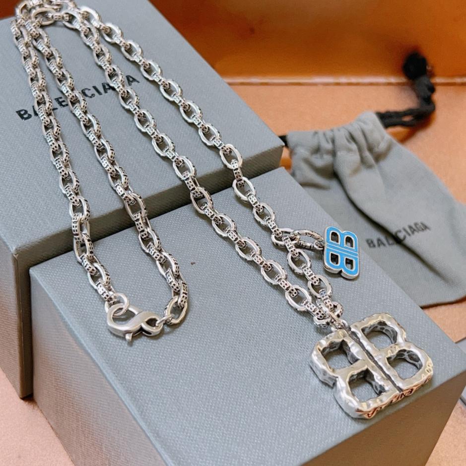 réplica,joyas,joyería,1:1,replica,fake,lujo,barato réplica,joyas,joyería,1:1,replica,fake,lujo,barato Collar nuevo de Balenciaga (8F1B)