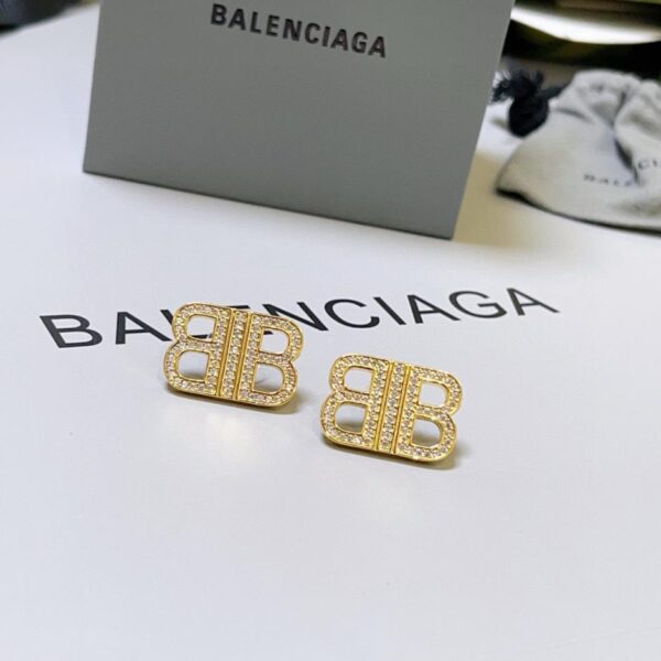 réplica,joyas,joyería,1:1,replica,fake,lujo,barato Pendientes BALENCIAGA contrasincronización (83A6)