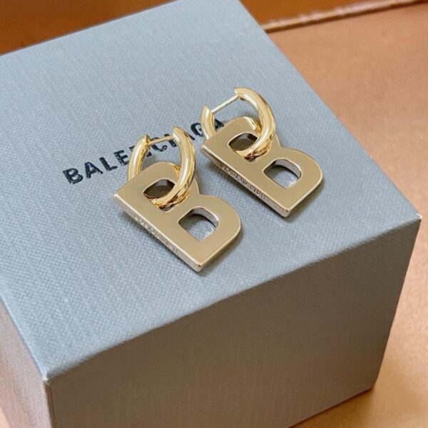 réplica,joyas,joyería,1:1,replica,fake,lujo,barato Pendientes BALENCIAGA contrasincronización (594D)