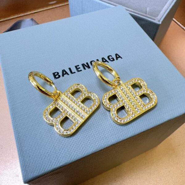 réplica,joyas,joyería,1:1,replica,fake,lujo,barato Pendientes BALENCIAGA contrasincronización (469B)