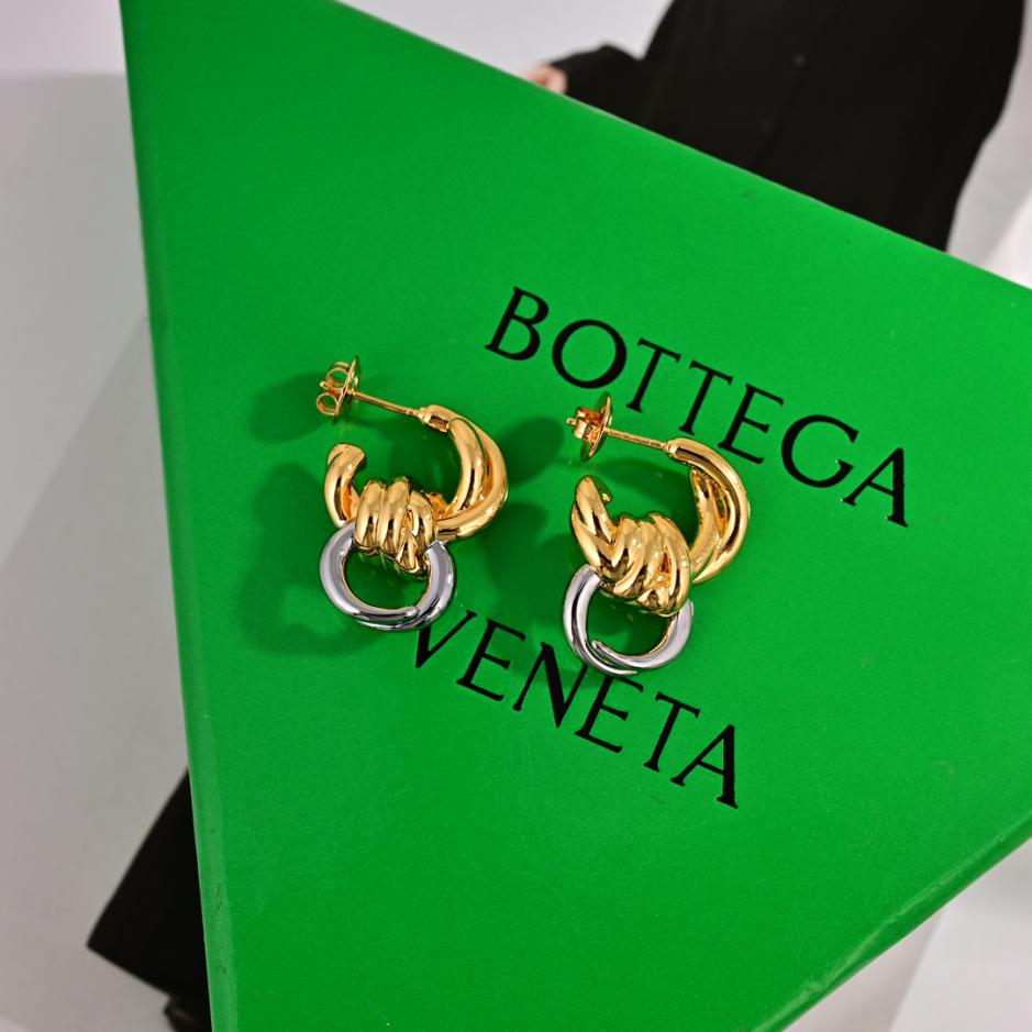 réplica,joyas,joyería,1:1,replica,fake,lujo,barato Pendientes BOTTEGA VENENTA nuevos (6E0C)