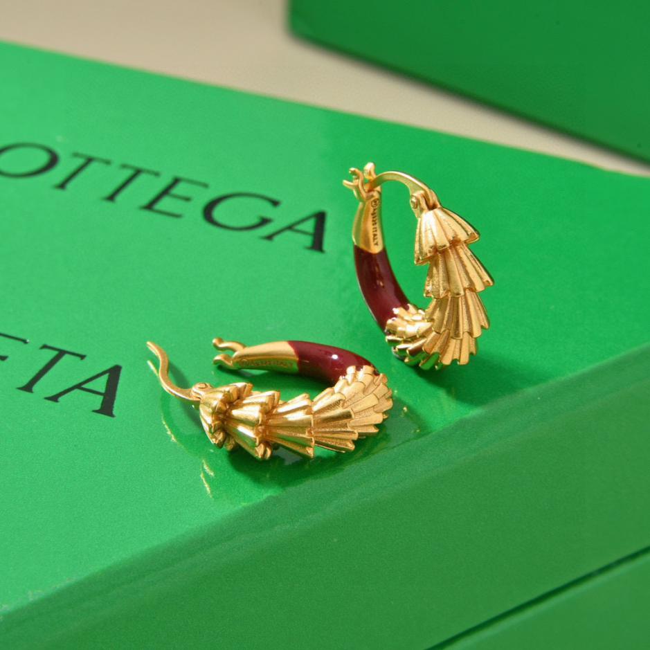 réplica,joyas,joyería,1:1,replica,fake,lujo,barato Pendientes BOTTEGA VENENTA nuevos (244A)