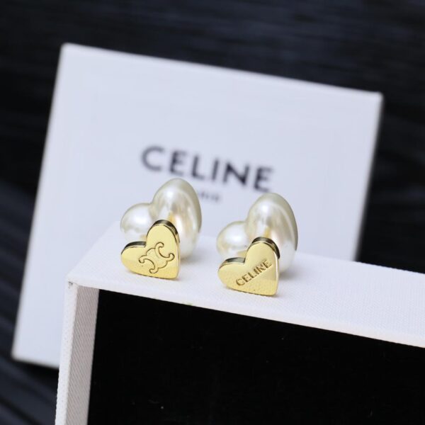 réplica,joyas,joyería,1:1,replica,fake,lujo,barato Los pendientes de amor Celine Arc de Triomphe se pueden usar dos veces (2056)