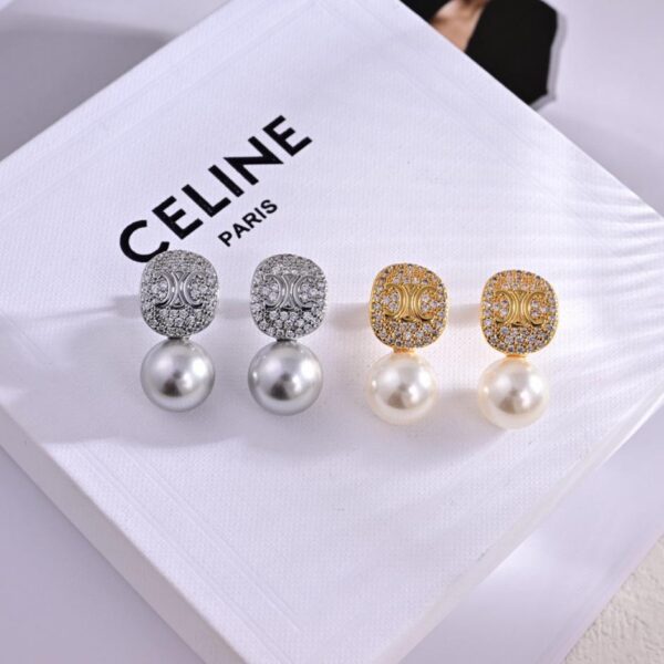 réplica,joyas,joyería,1:1,replica,fake,lujo,barato Pendientes nuevos Celine (66DD)