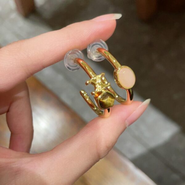 réplica,joyas,joyería,1:1,replica,fake,lujo,barato Pendientes Celine (2D42)