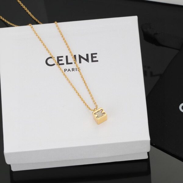 réplica,joyas,joyería,1:1,replica,fake,lujo,barato Collar nuevo Celine (734E)