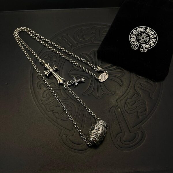 réplica,joyas,joyería,1:1,replica,fake,lujo,barato [Calidad de contador] Nueva pulsera cruzada redonda con corazones cromados (35B4)