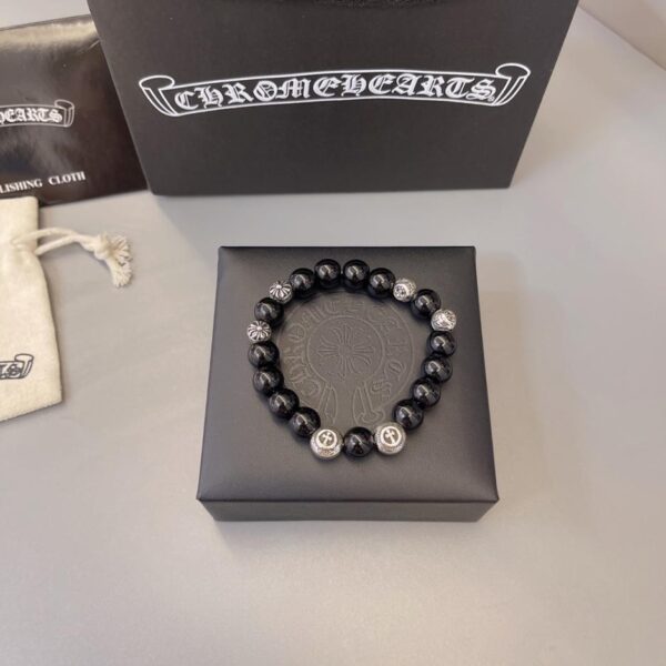 réplica,joyas,joyería,1:1,replica,fake,lujo,barato Pulsera natural corazón de cuervo (8A4A)